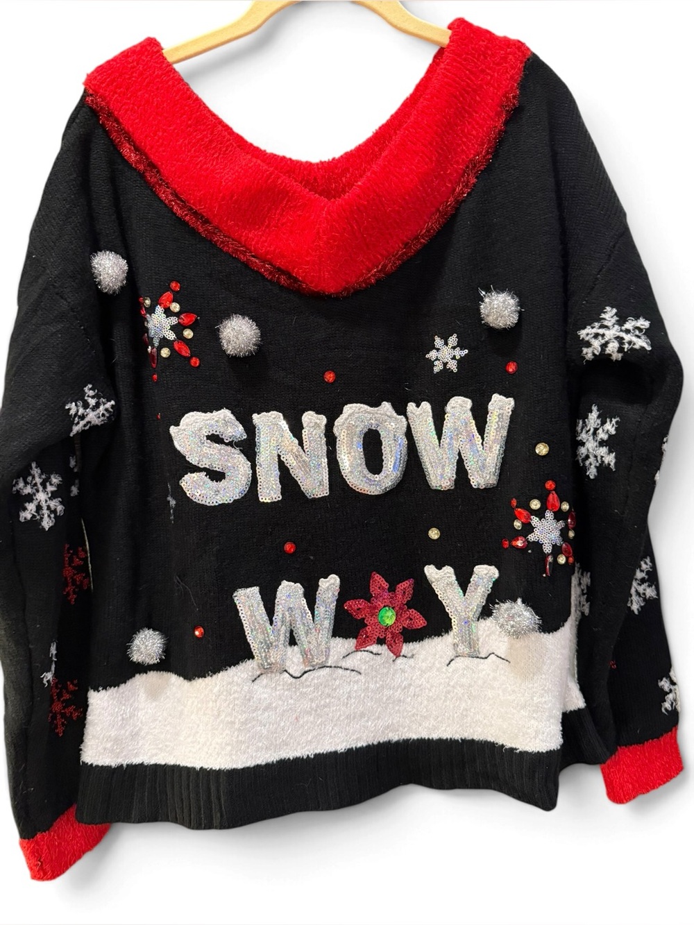 Ugly Sweater Holiday Time Snow Way XL (16-18)
